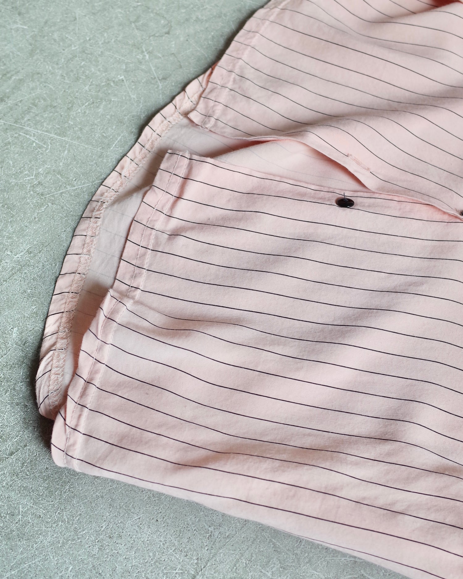 Used / NOCOLLAR STRIPE SHIRT