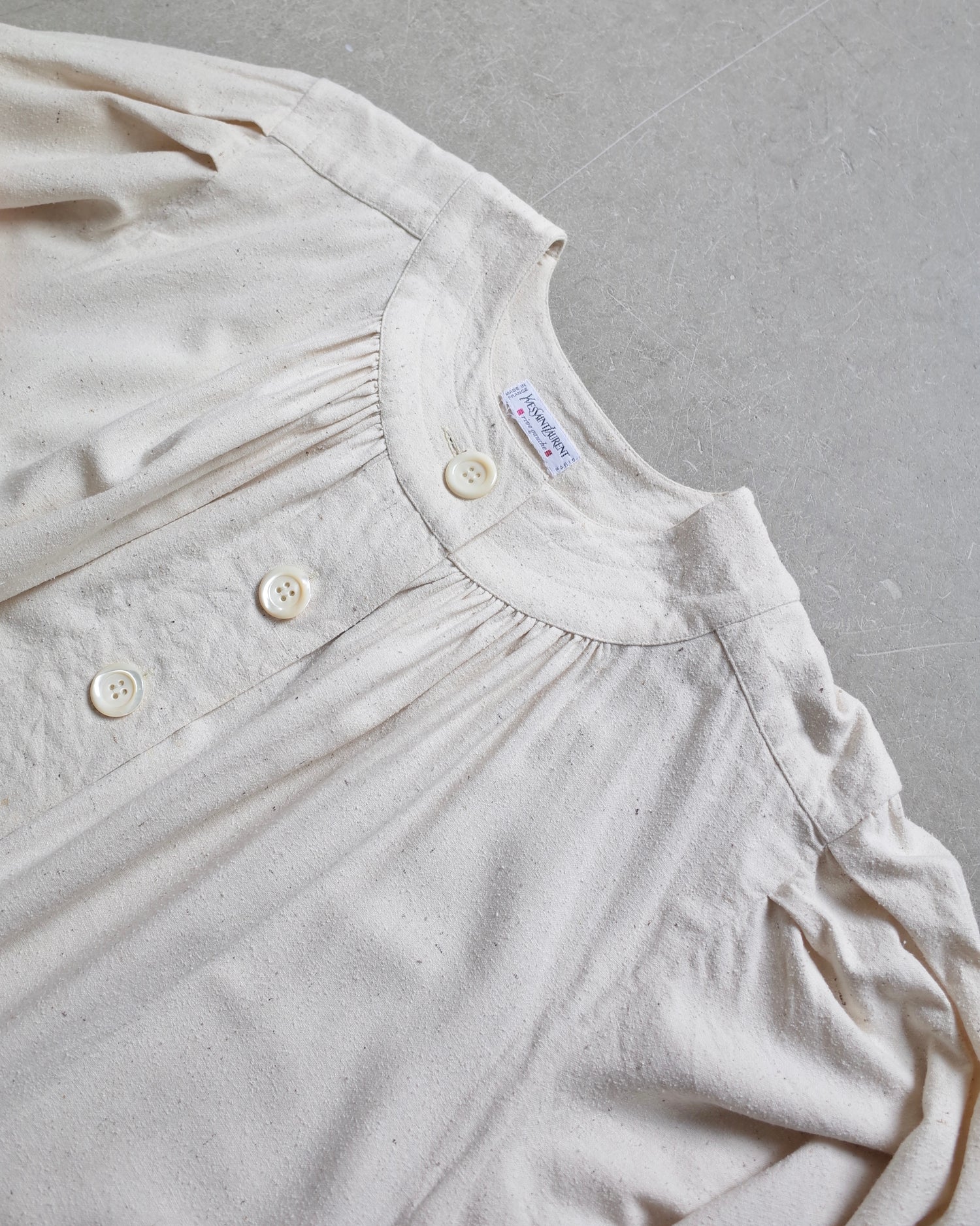 Used / 90s YVES SAINT LAURENT SHIRT ONEPIECE