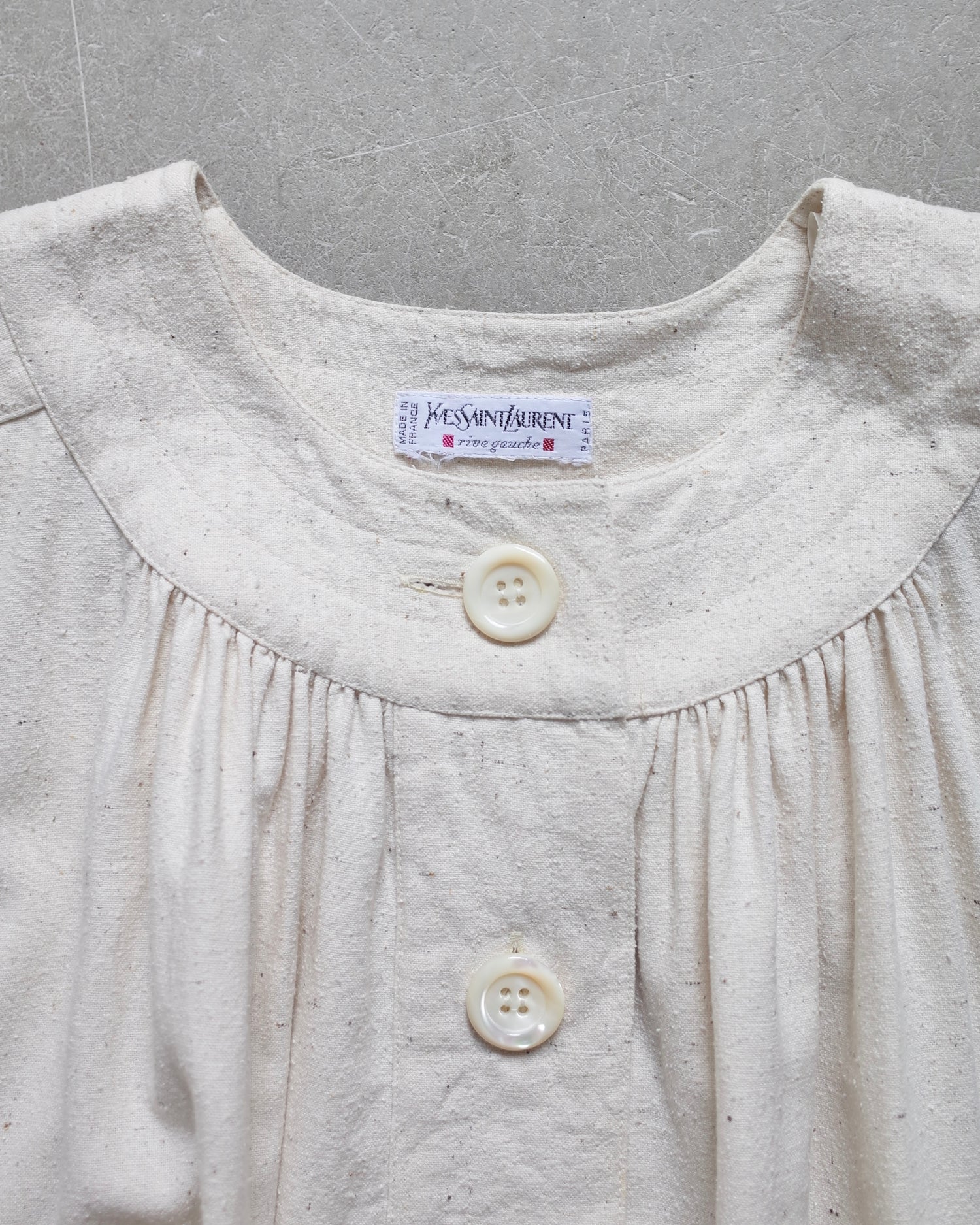Used / 90s YVES SAINT LAURENT SHIRT ONEPIECE
