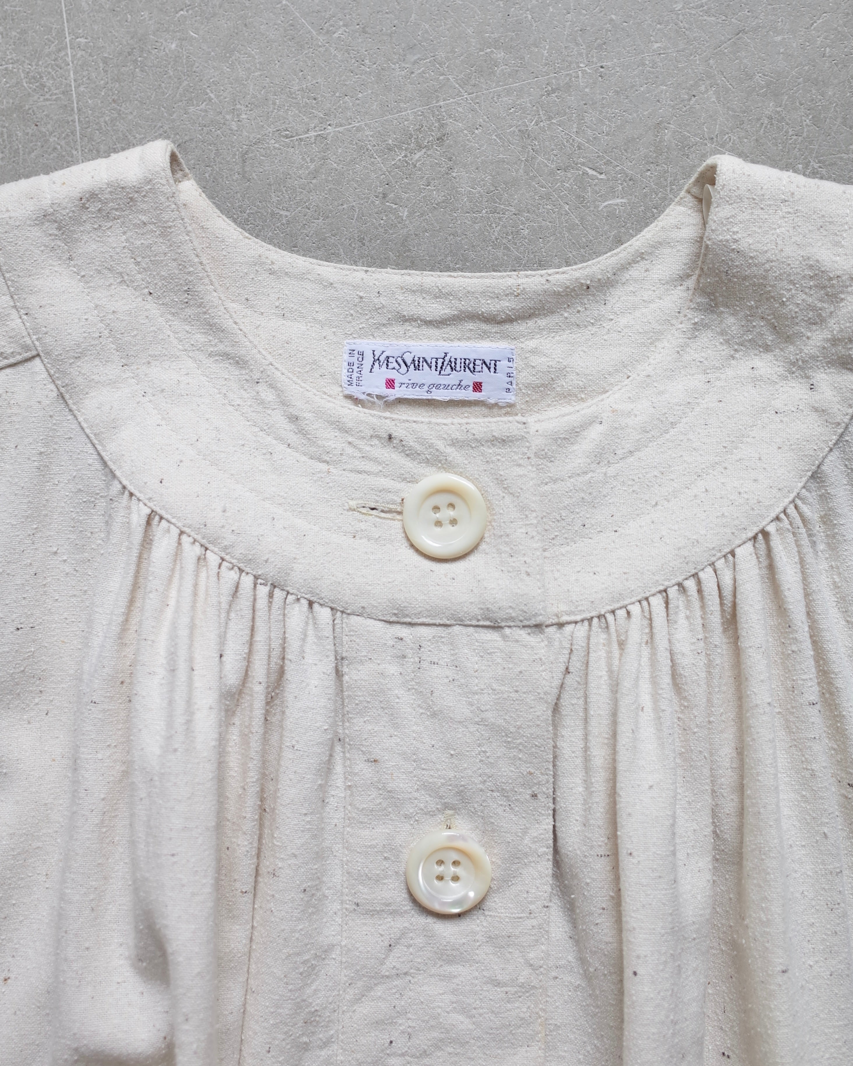 Used / 90s YVES SAINT LAURENT SHIRT ONEPIECE