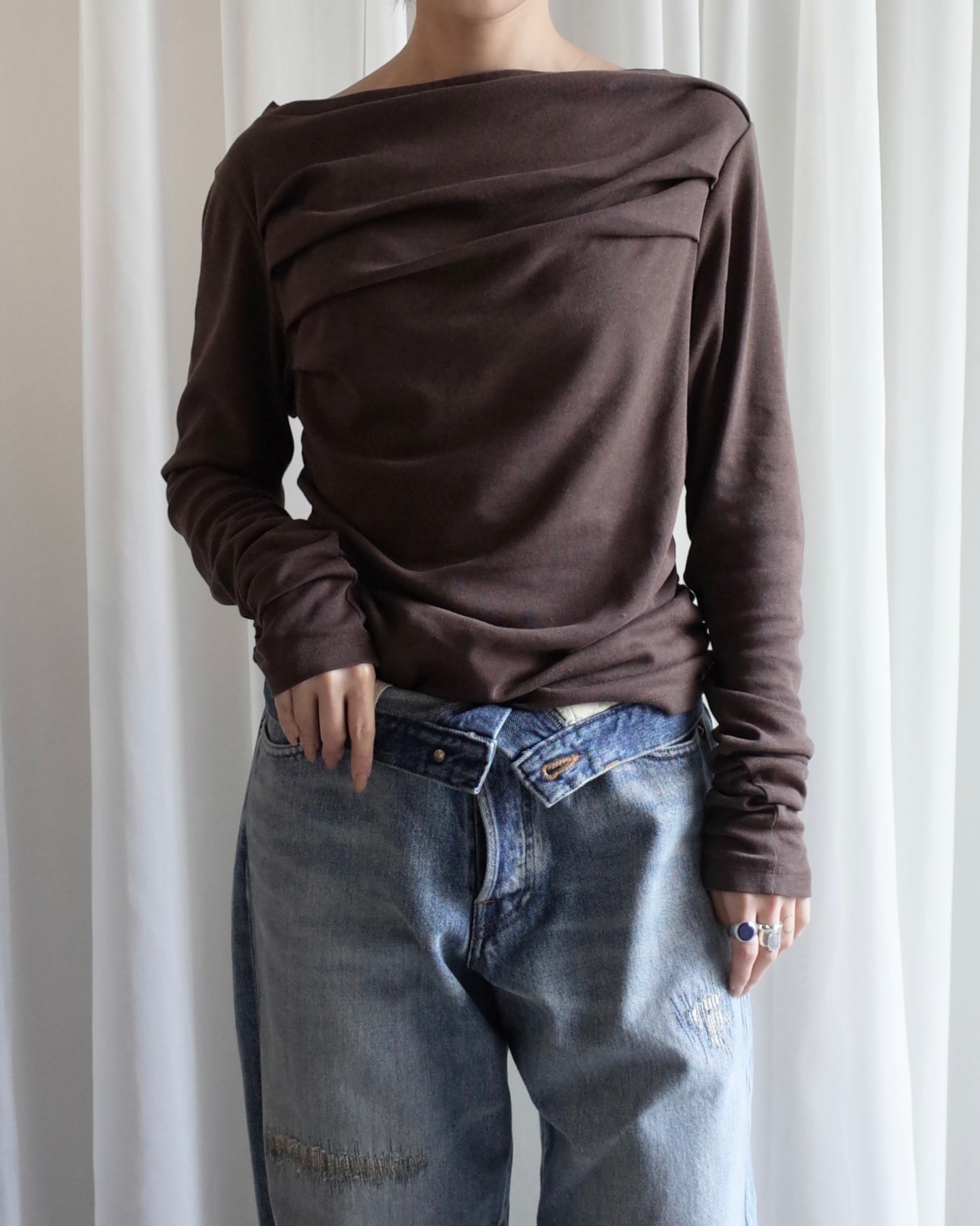 TOR別注 DRAPE LONG SLEEVE TEE