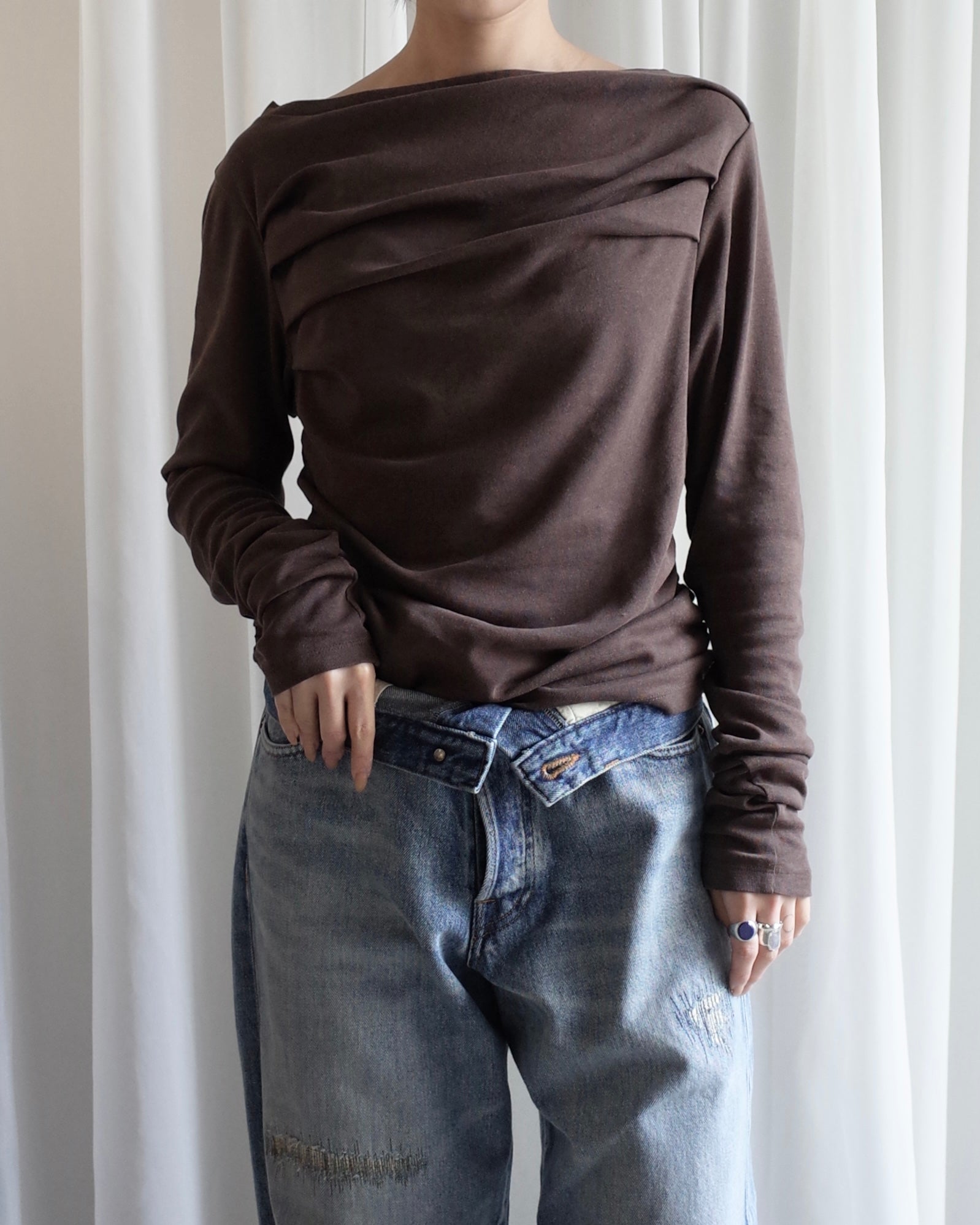 TOR別注 DRAPE LONG SLEEVE TEE