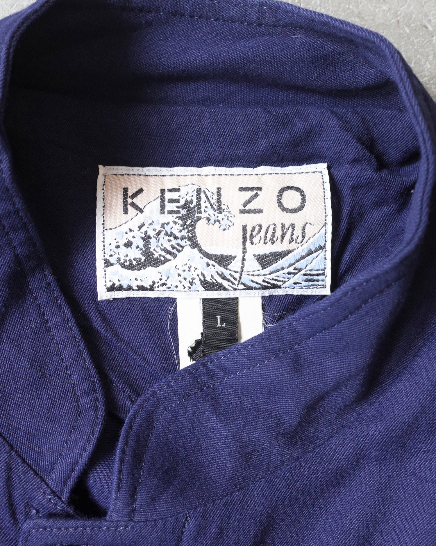 Used / KENZO jeans STAND COLLAR WORK JACKET