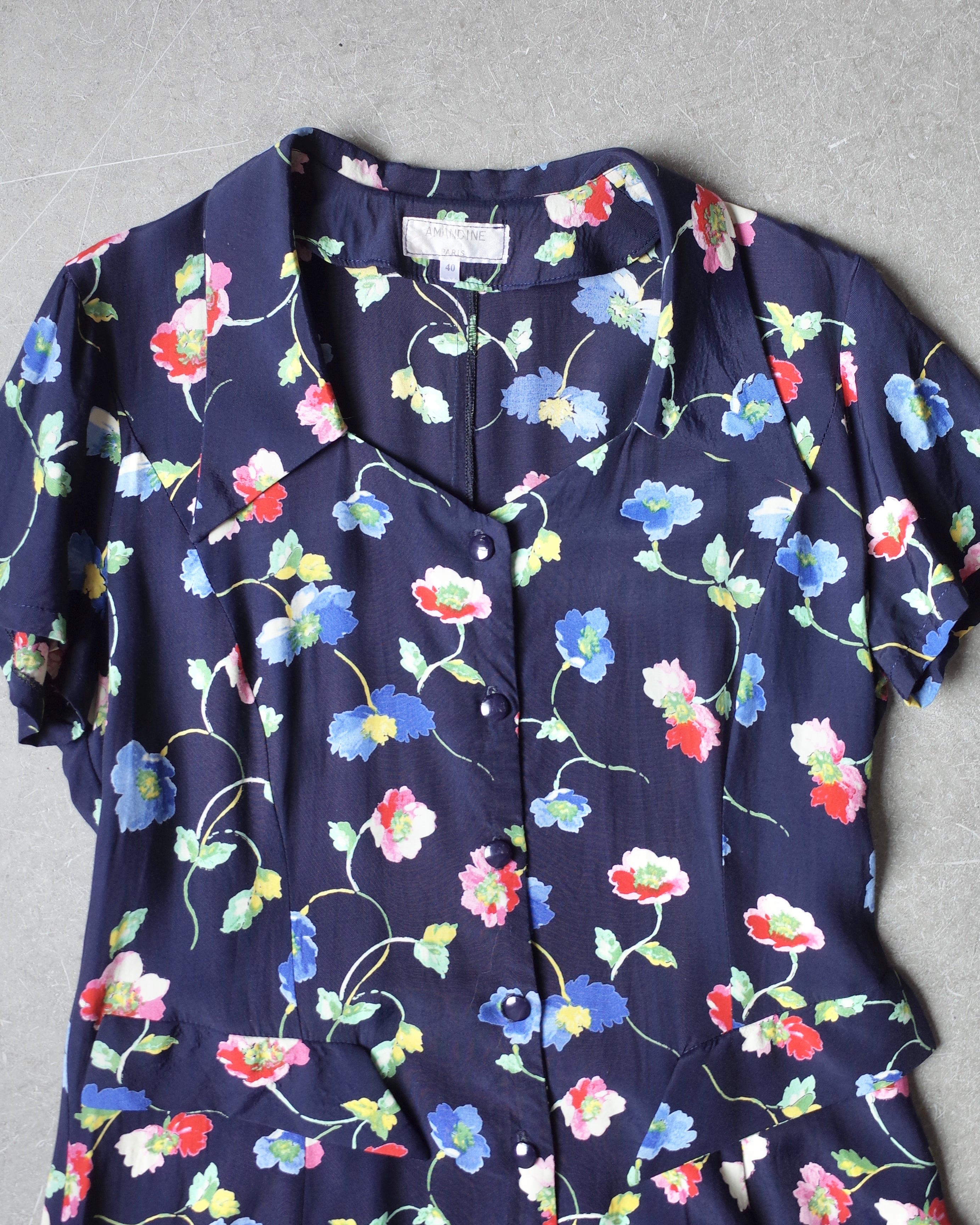 Used / FRONT BUTTON SHIRT ONEPIECE