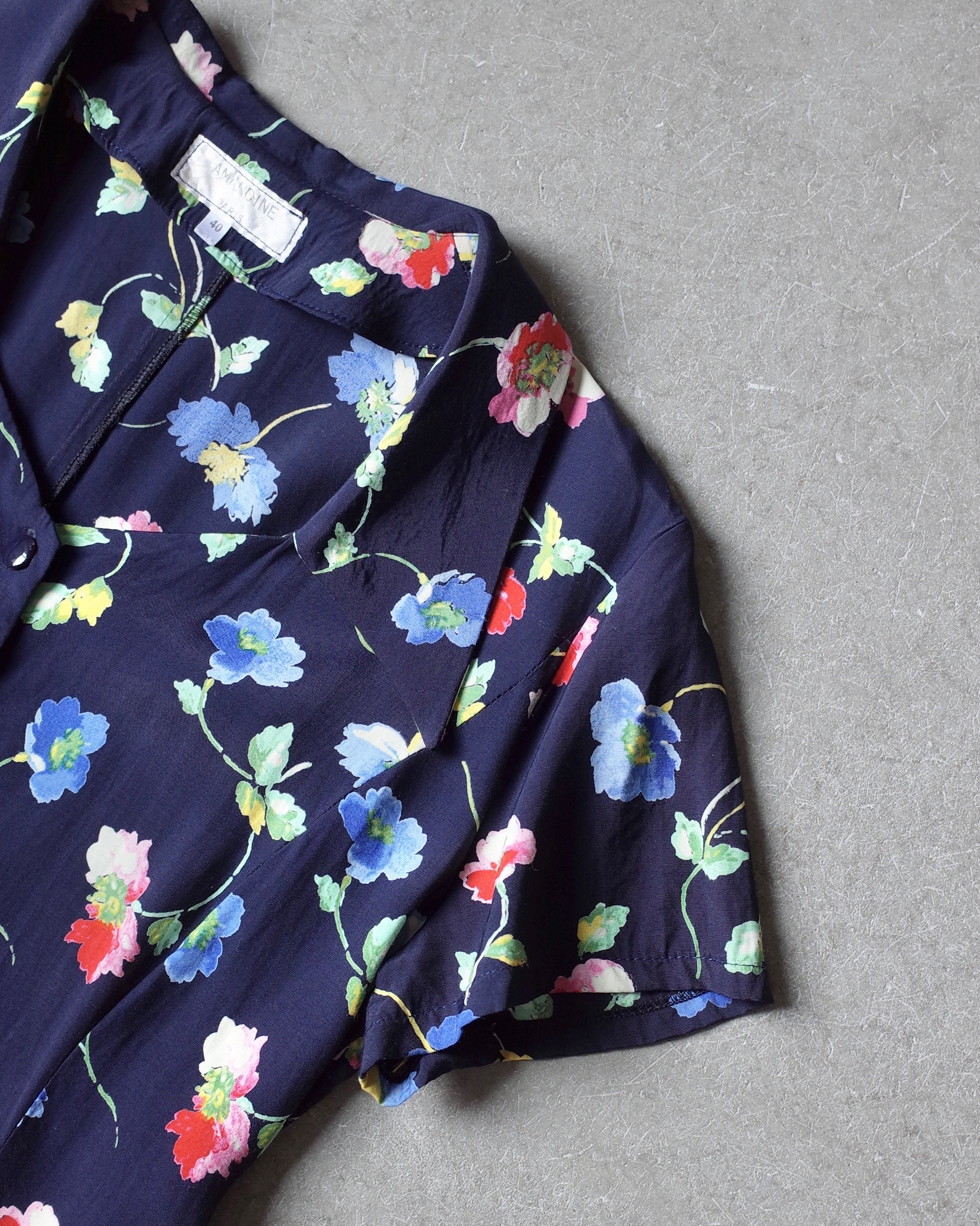 Used / FRONT BUTTON SHIRT ONEPIECE