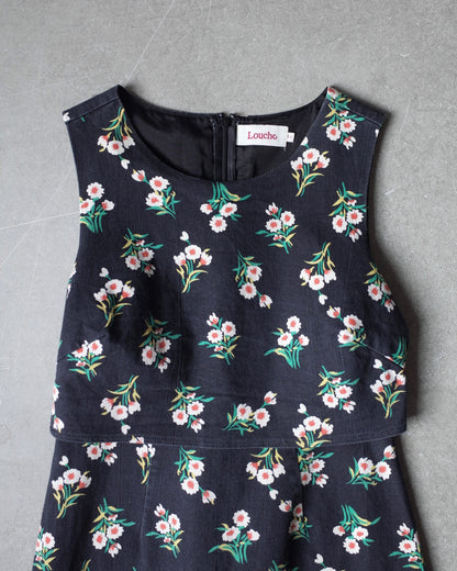Used / LAYERED SLEEVELES ONEPIECE