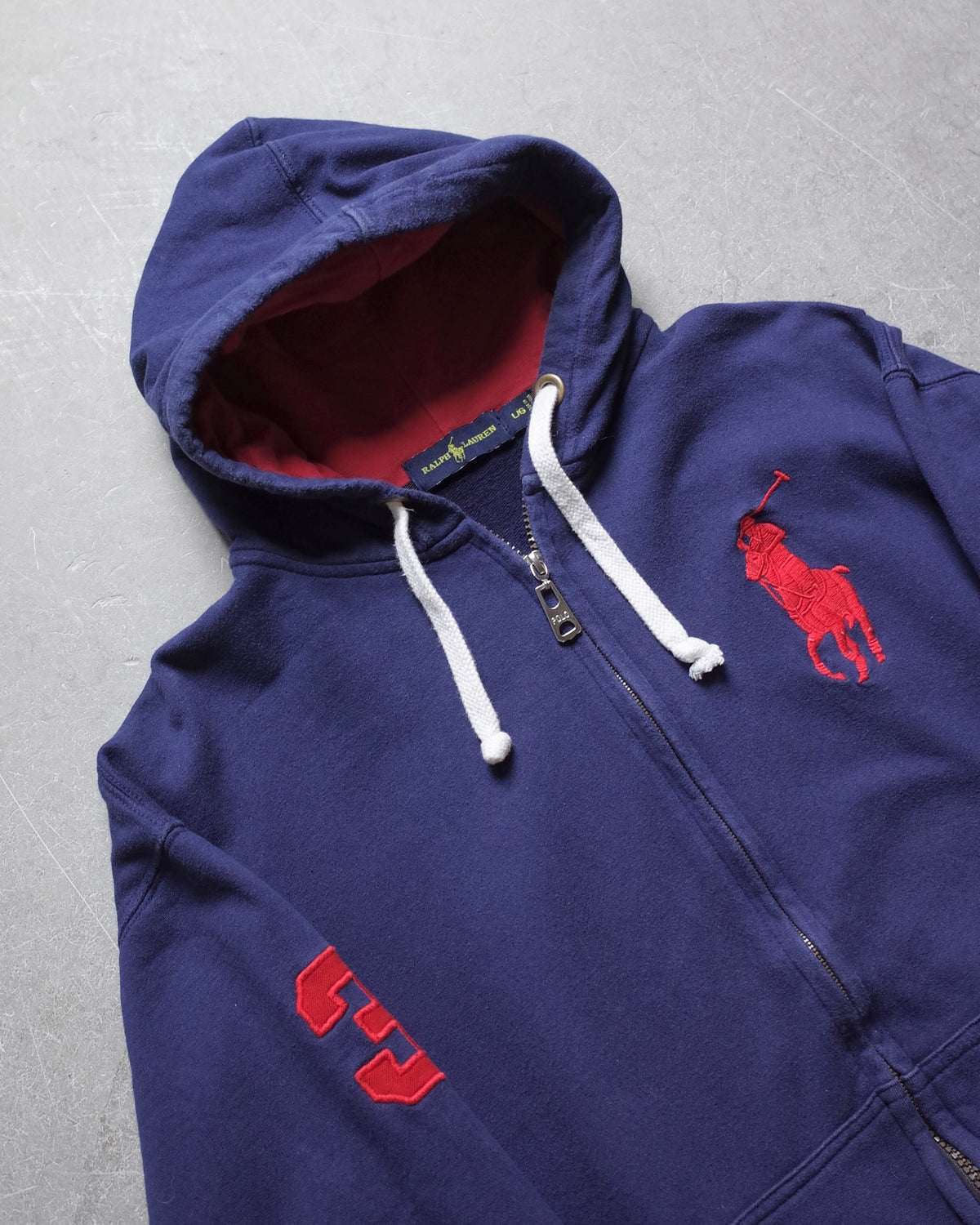 Used / RALPH LAUREN BIG PONEY ZIP UP PARKER