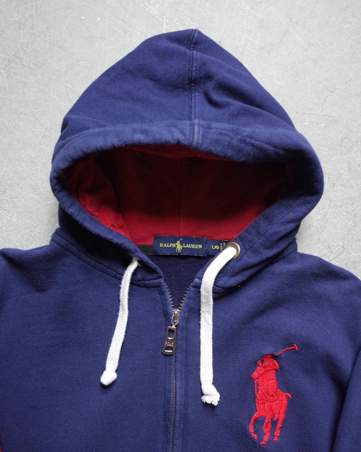 Used / RALPH LAUREN BIG PONEY ZIP UP PARKER