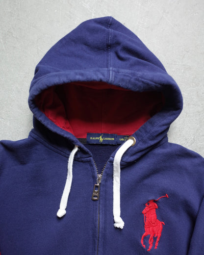 Used / RALPH LAUREN BIG PONEY ZIP UP PARKER