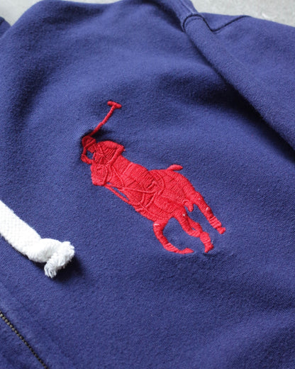 Used / RALPH LAUREN BIG PONEY ZIP UP PARKER