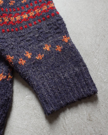 Used / NORDIC KNIT SWEATER