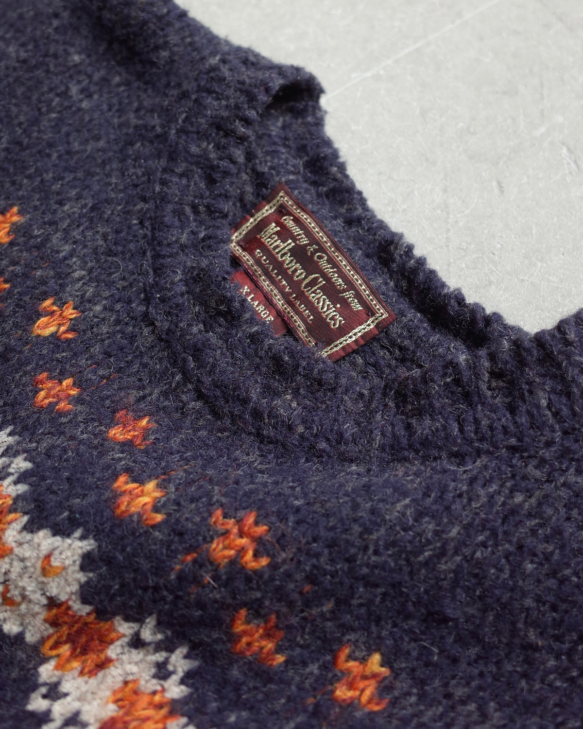 Used / NORDIC KNIT SWEATER