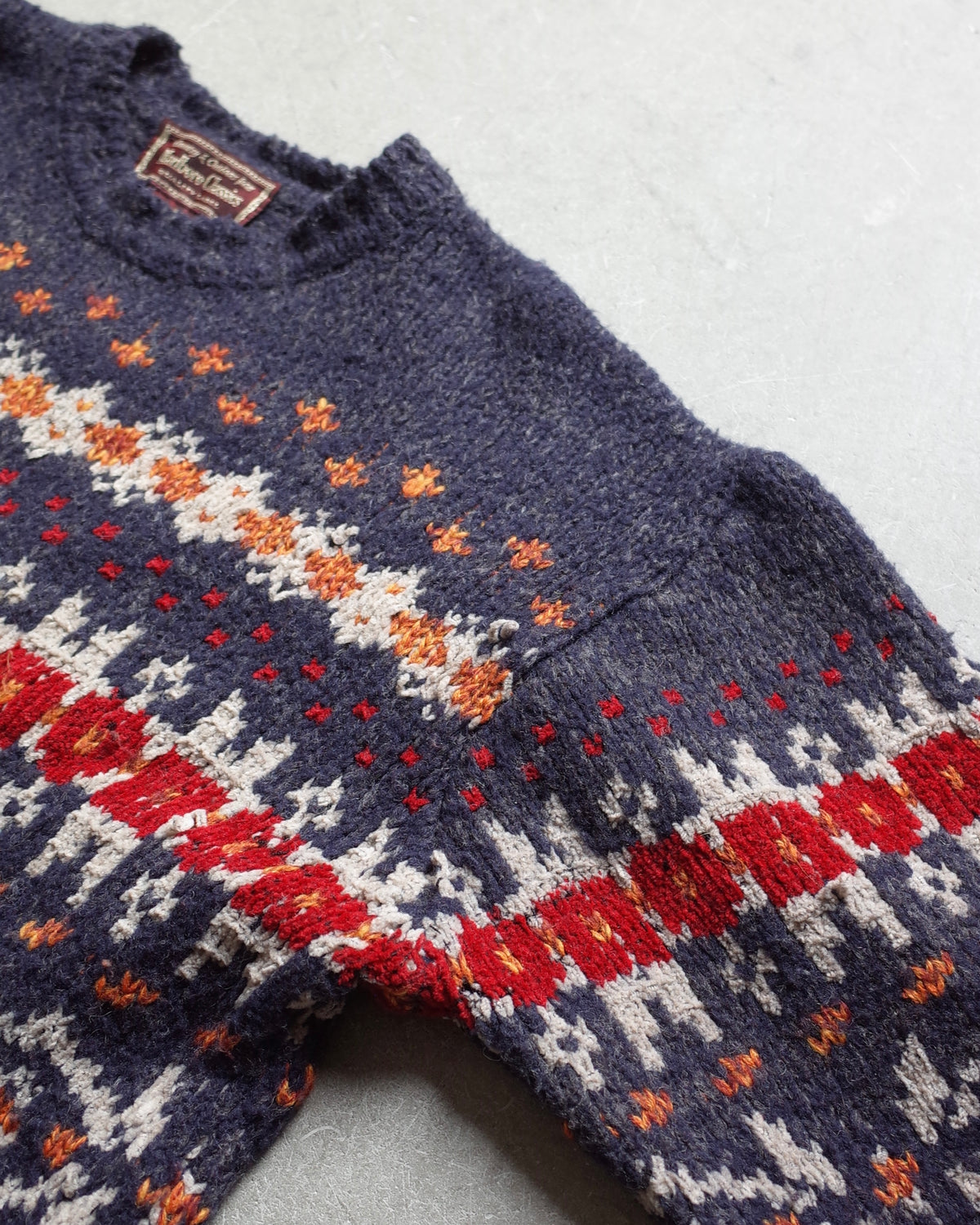Used / NORDIC KNIT SWEATER