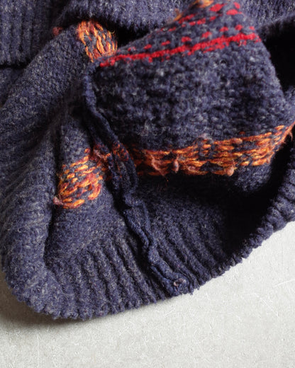Used / NORDIC KNIT SWEATER