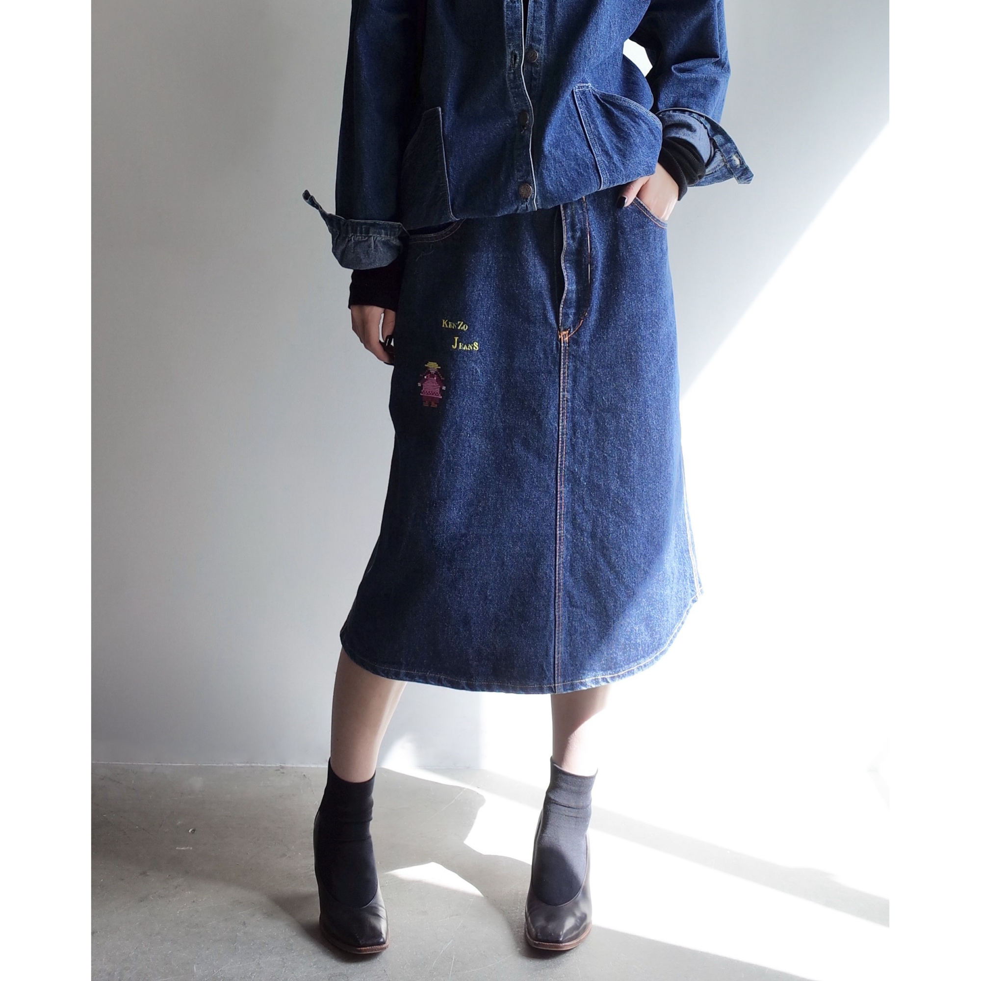 Used / KENZO DENIM SKIRT