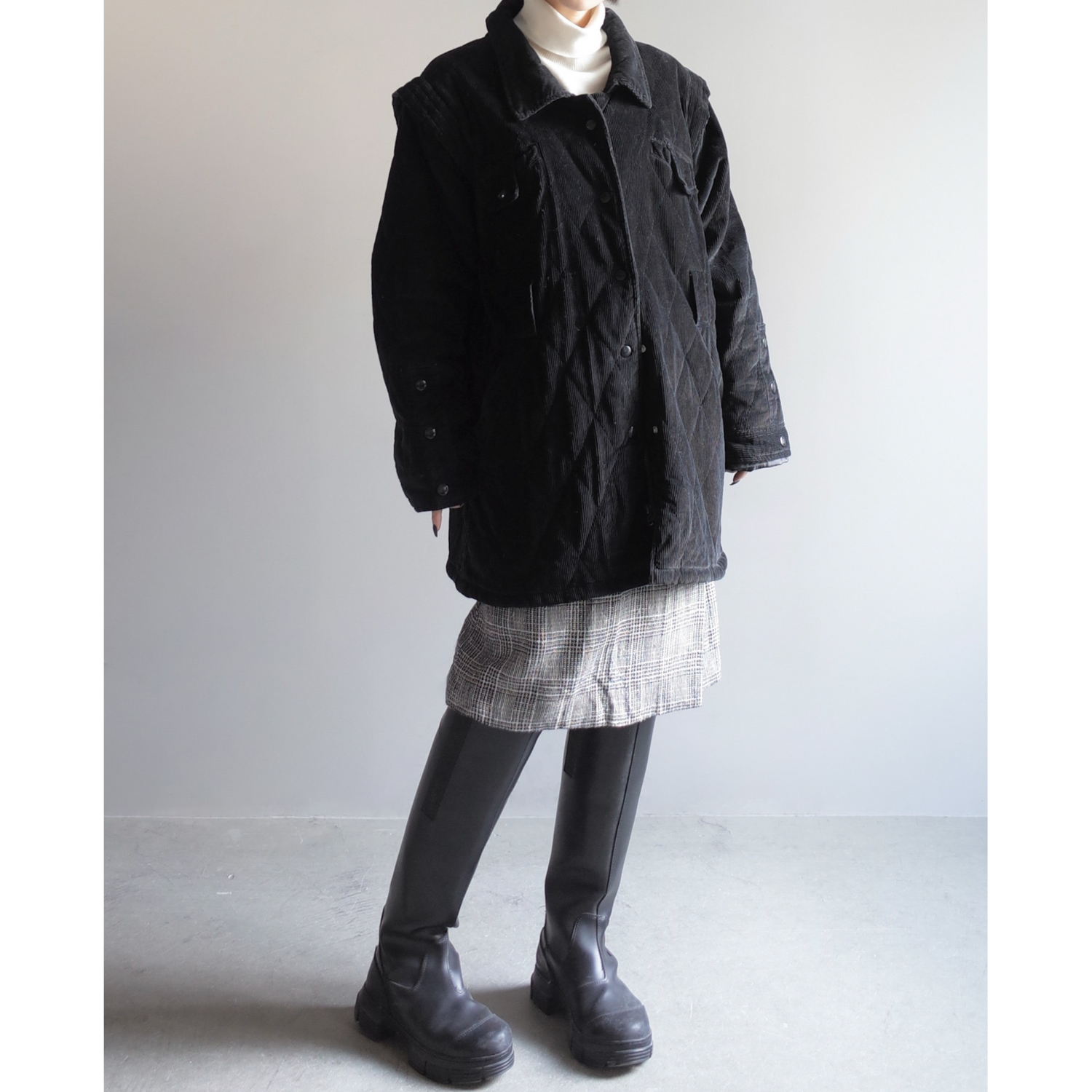 Used / CHECK SKIRT