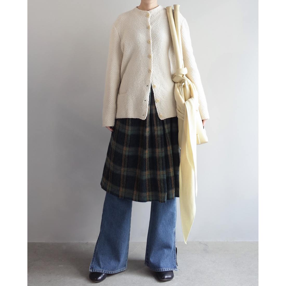 Used / CHECK SKIRT