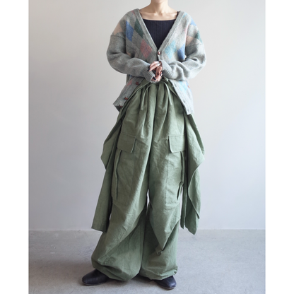 Used / ARGYLE CARDIGAN