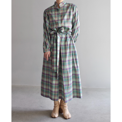 Used / PLEATS SHIRT ONEPIECE