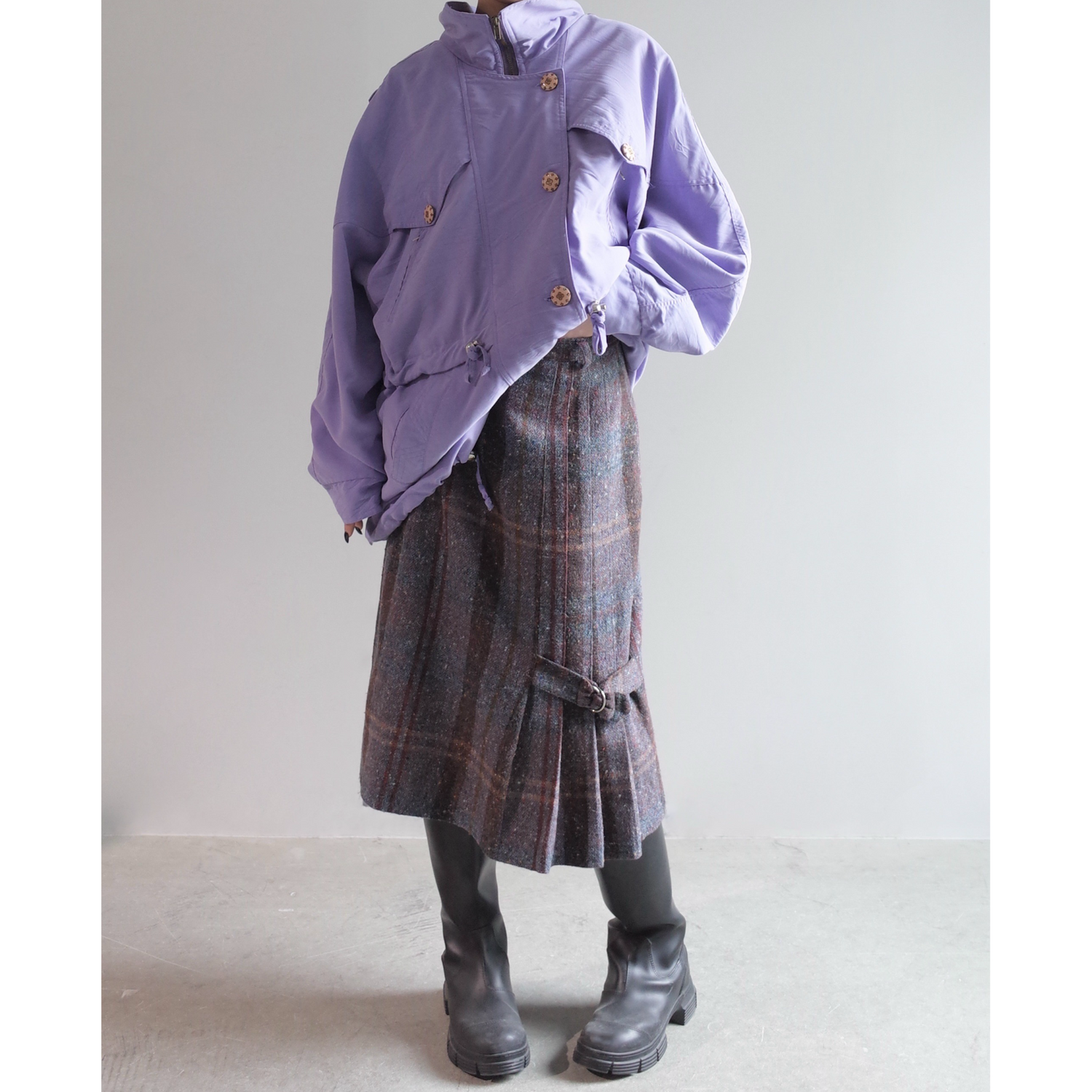 Used / CHECK SKIRT