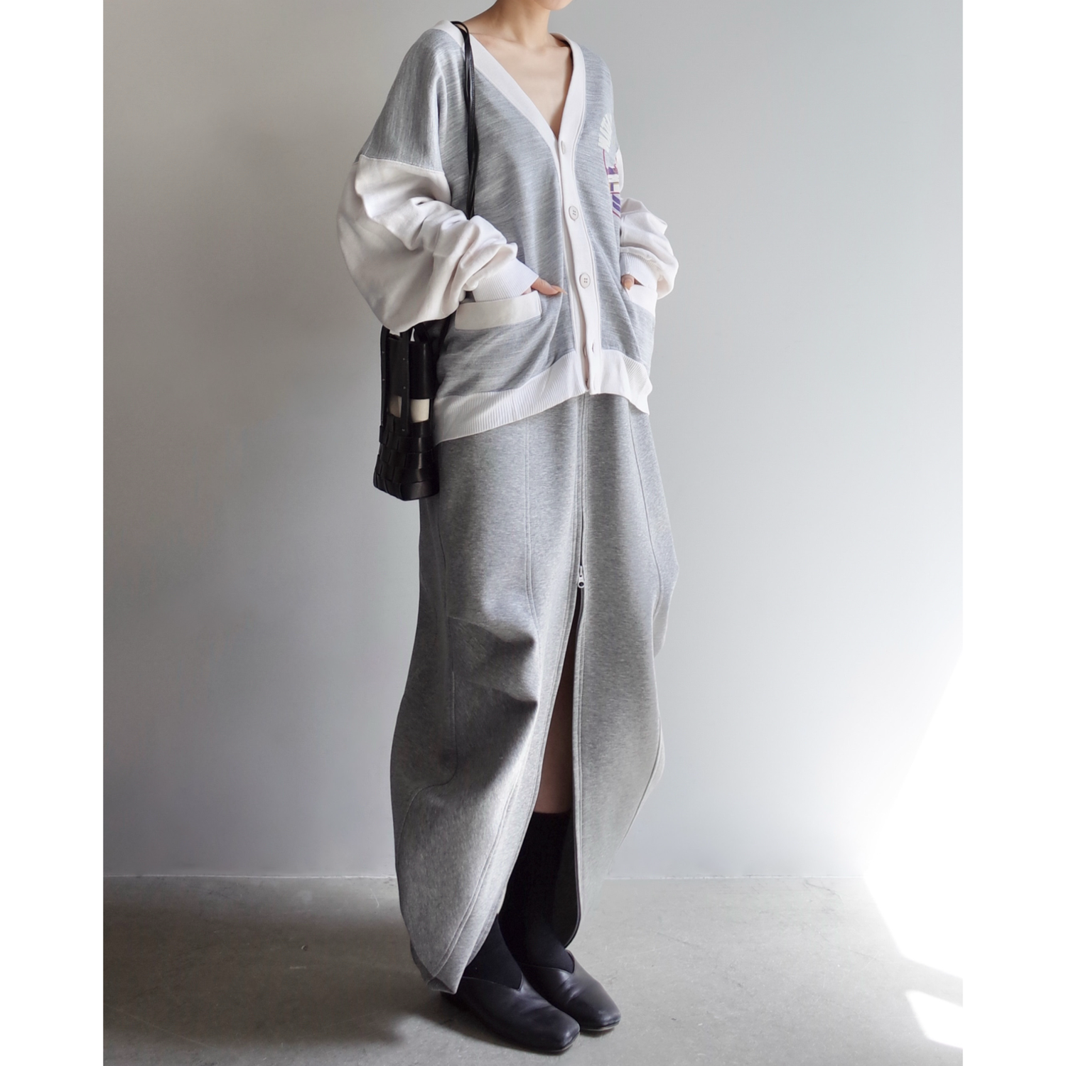 Used / SWEAT CARDIGAN