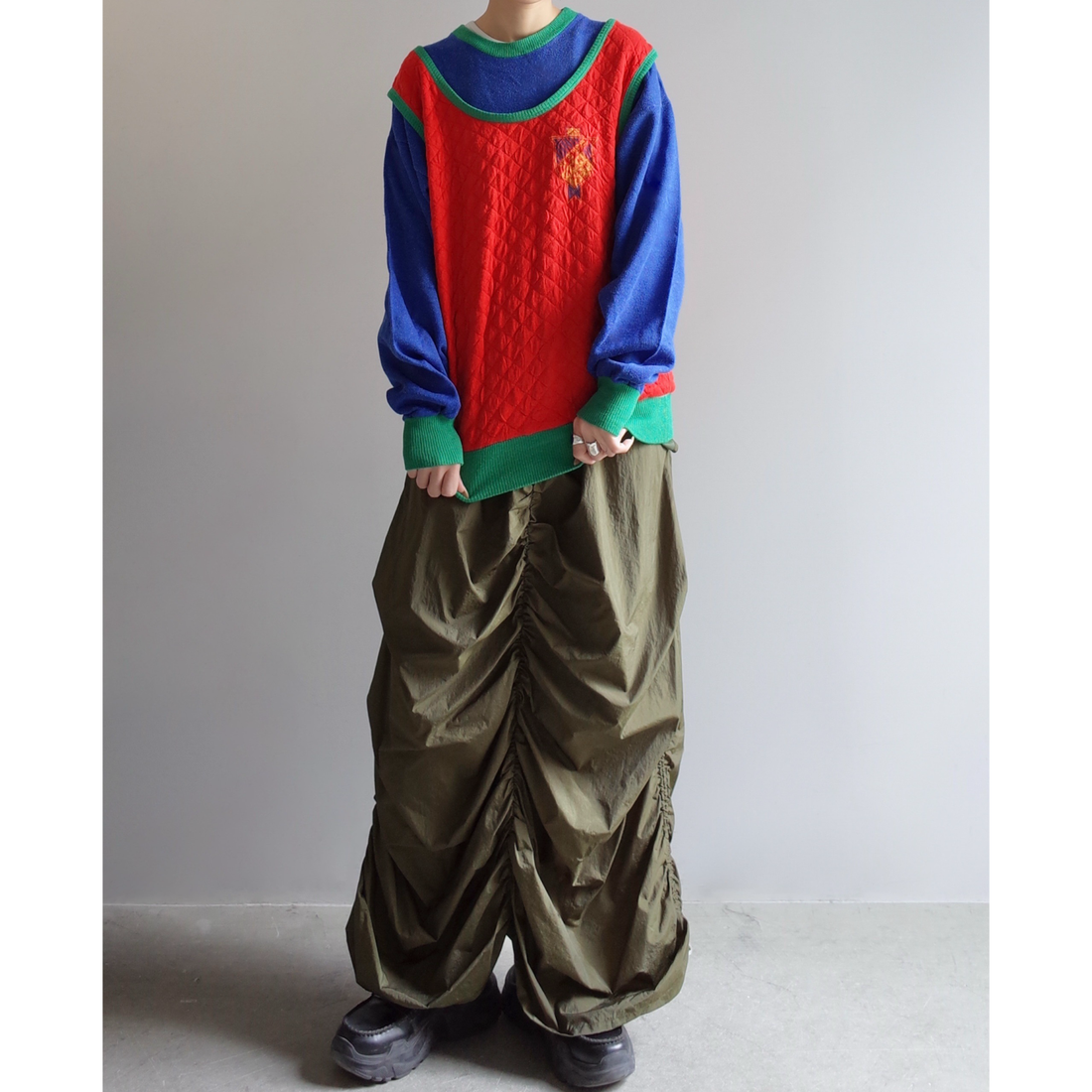 Used / LAYERED PULLOVER