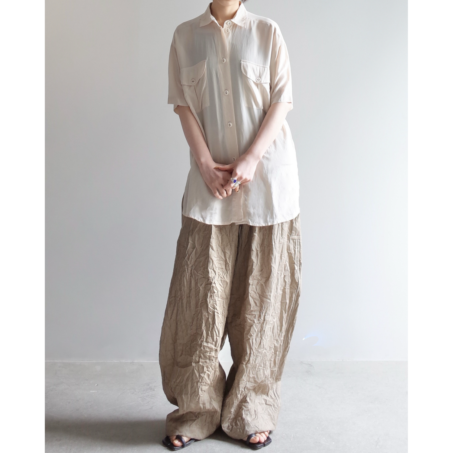 Used / DOUBLE POCKET HALFSLEEVE SHIRT