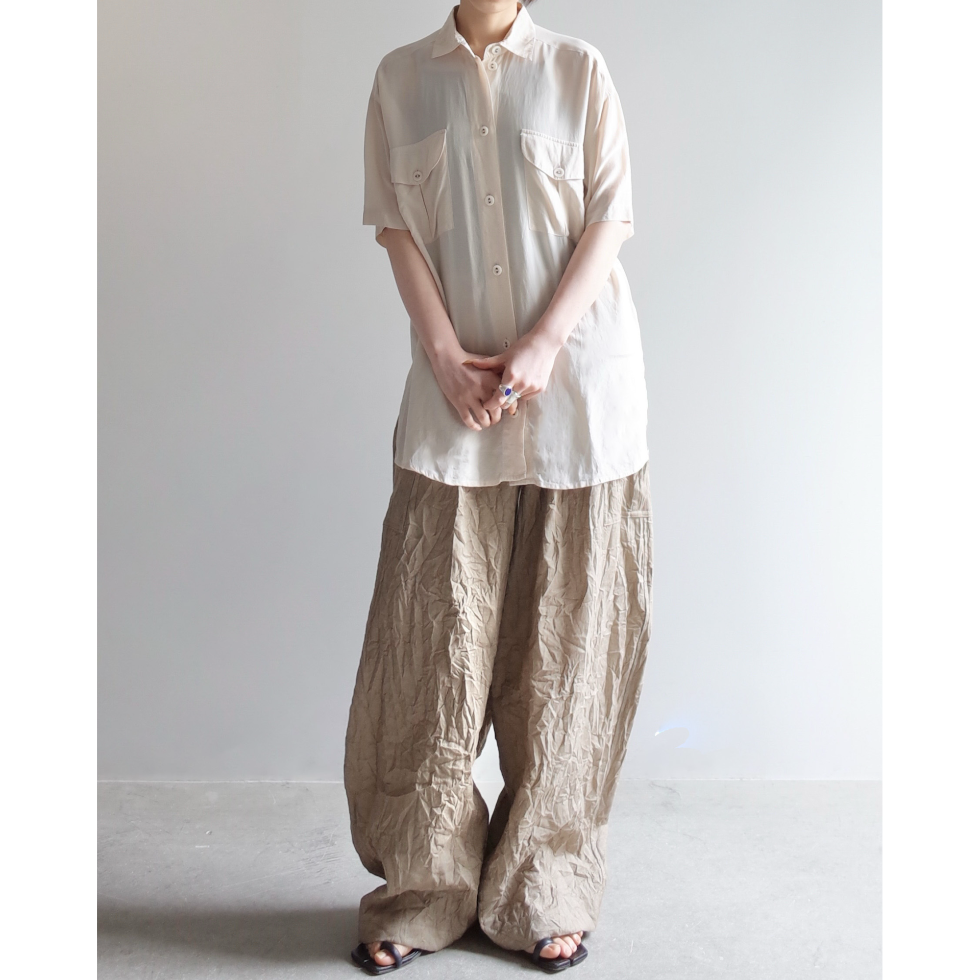 Used / DOUBLE POCKET HALFSLEEVE SHIRT