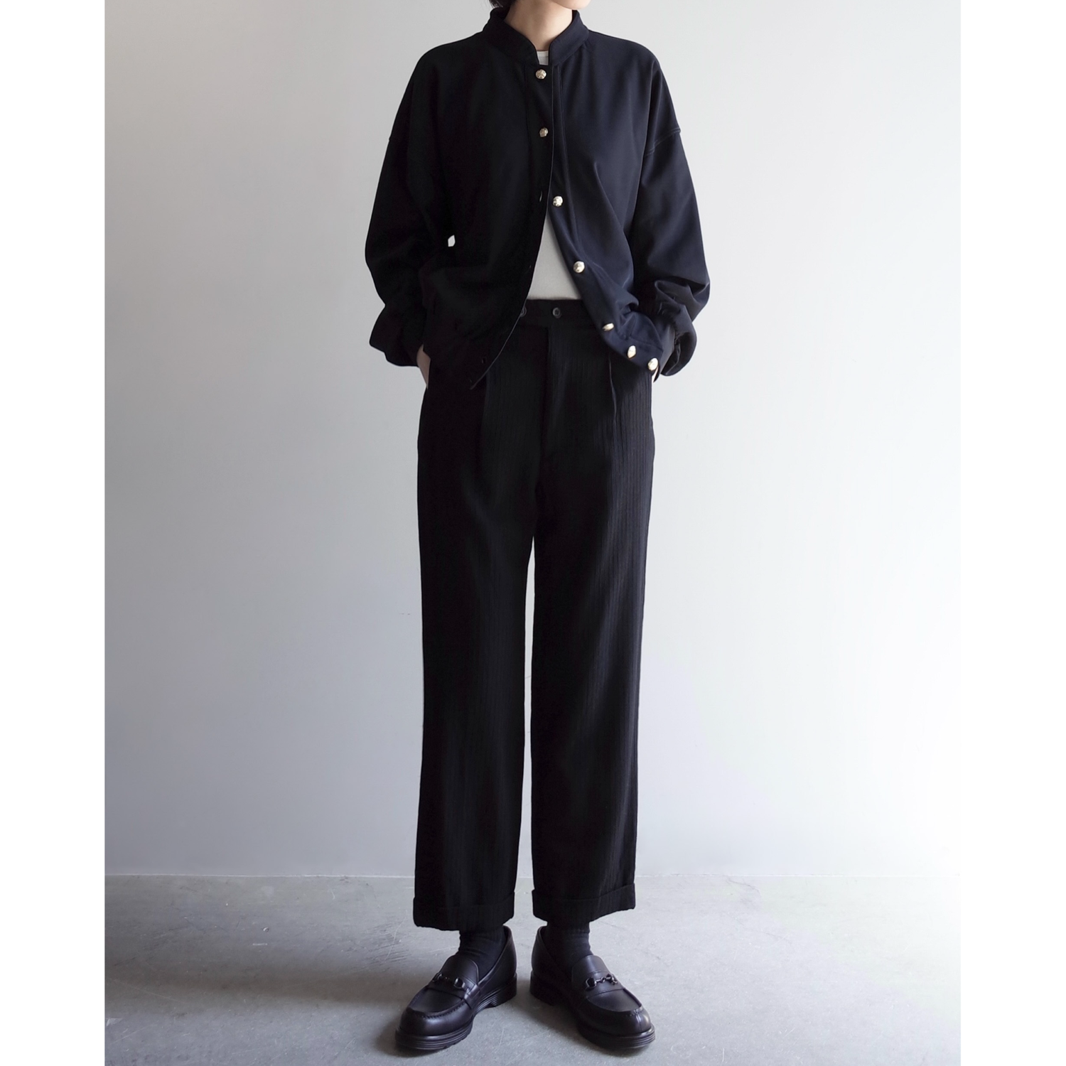 Used  / JAGUARED TAPERED PANTS