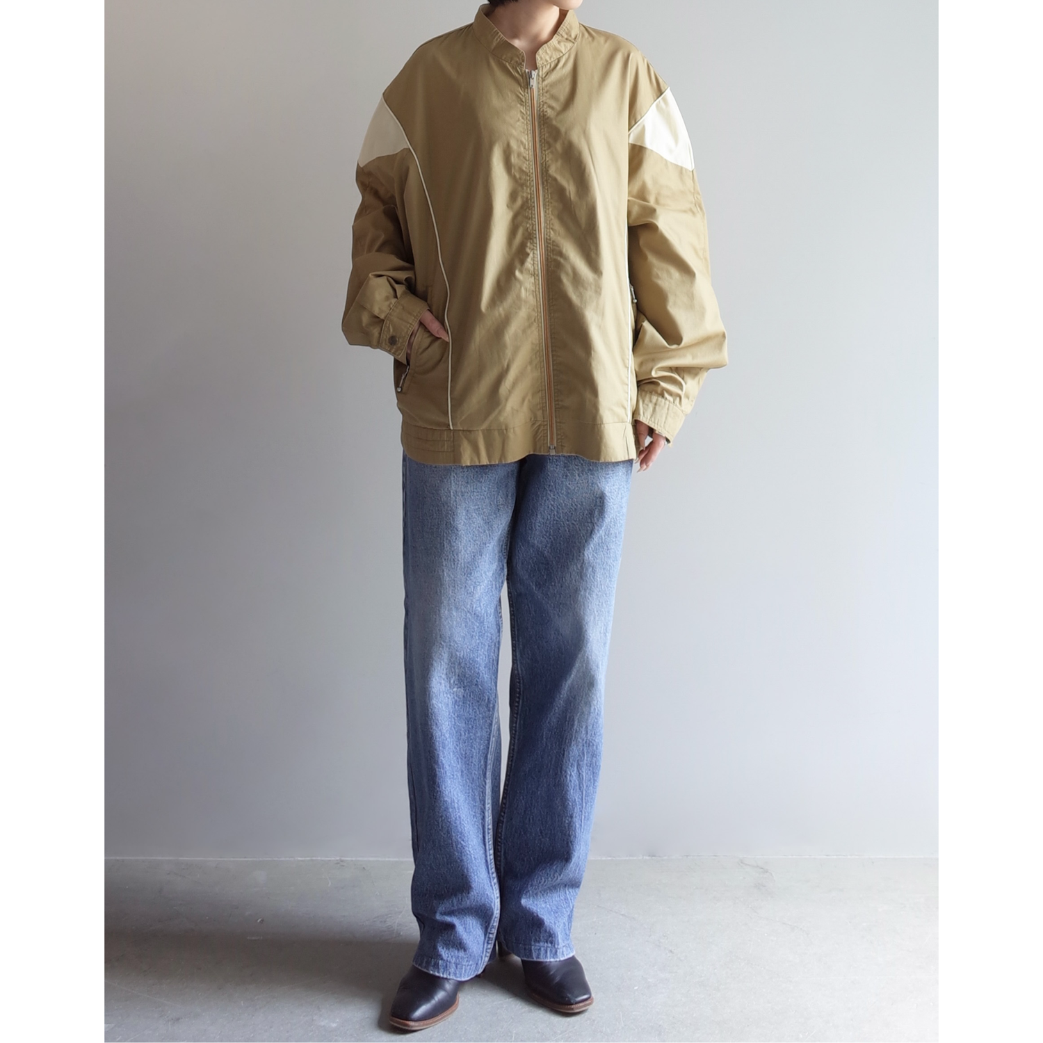 Used / STAND COLLAR JACKET
