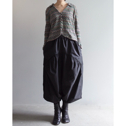 Used / CHEVRON KNIT JACKET