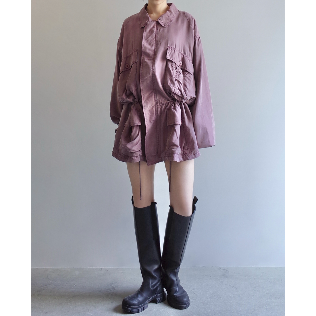 Used / SILK BLOUSON