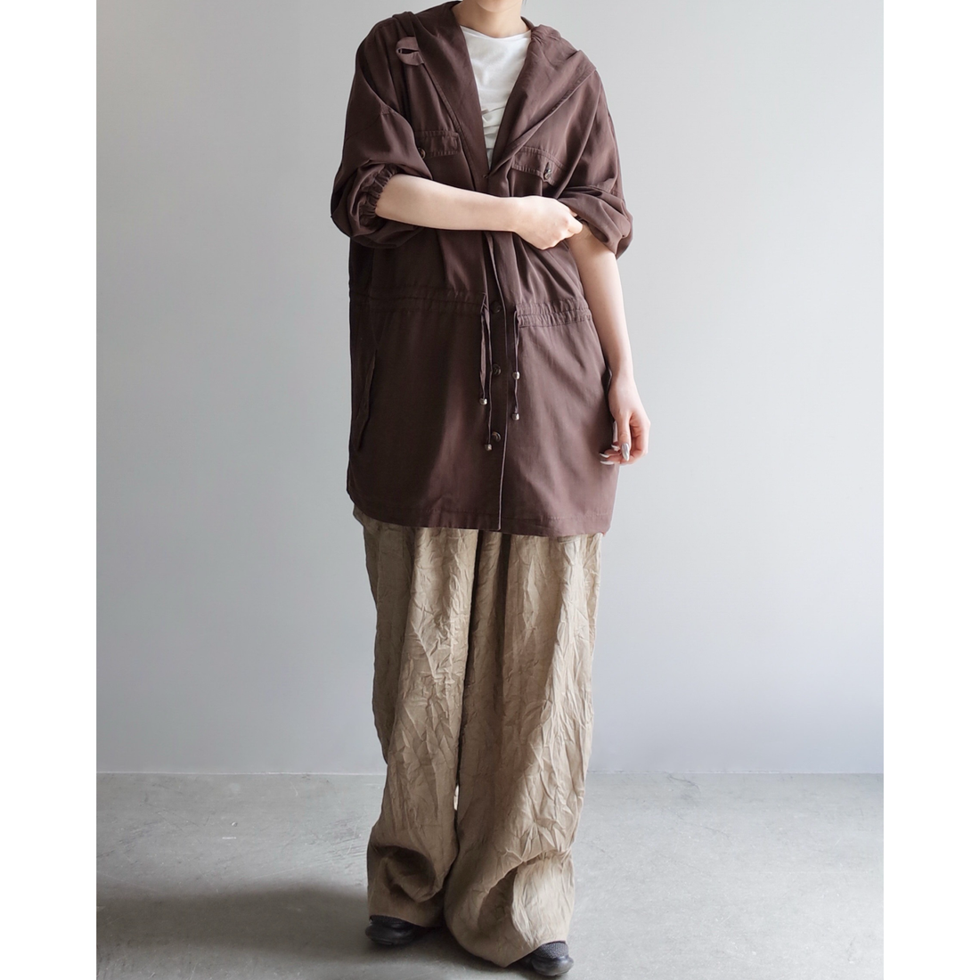 Used / DRAW CODE SAFARI SHIRT JACKET