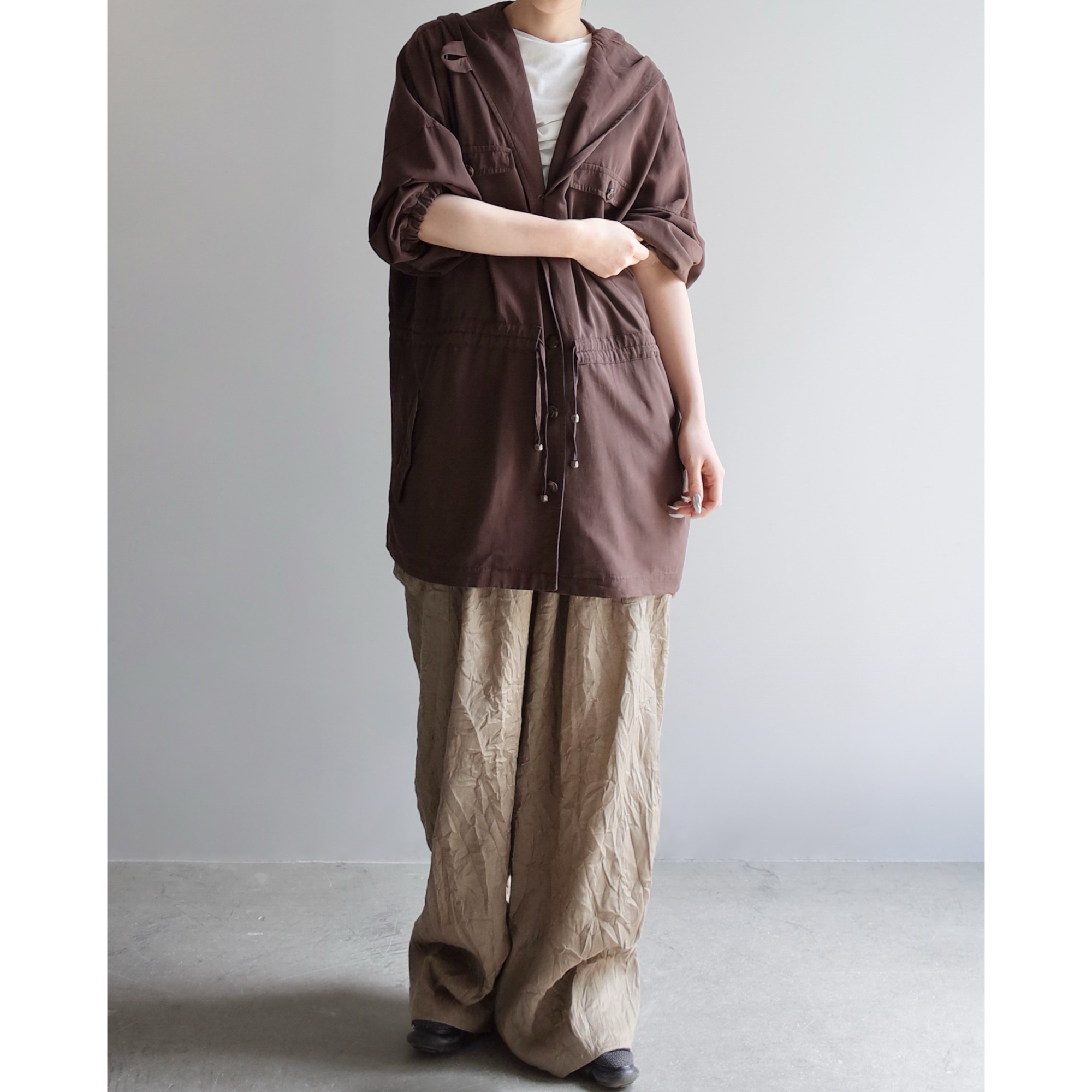 Used / DRAW CODE SAFARI SHIRT JACKET