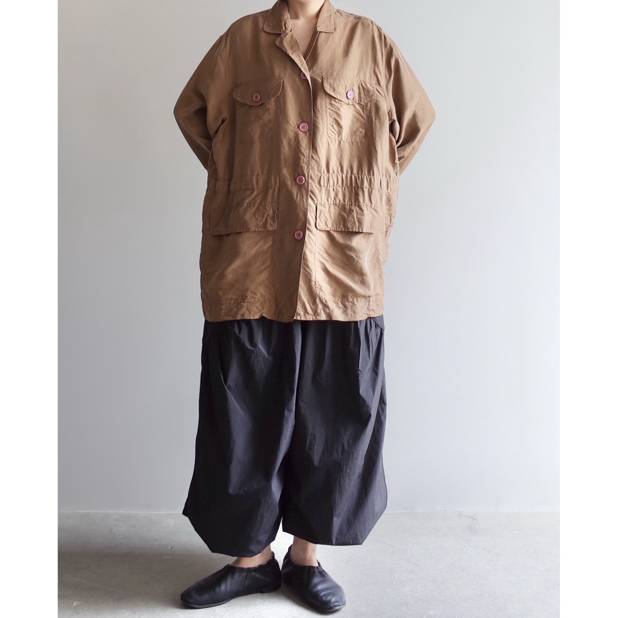 Used / SILK SHIRT JACKET