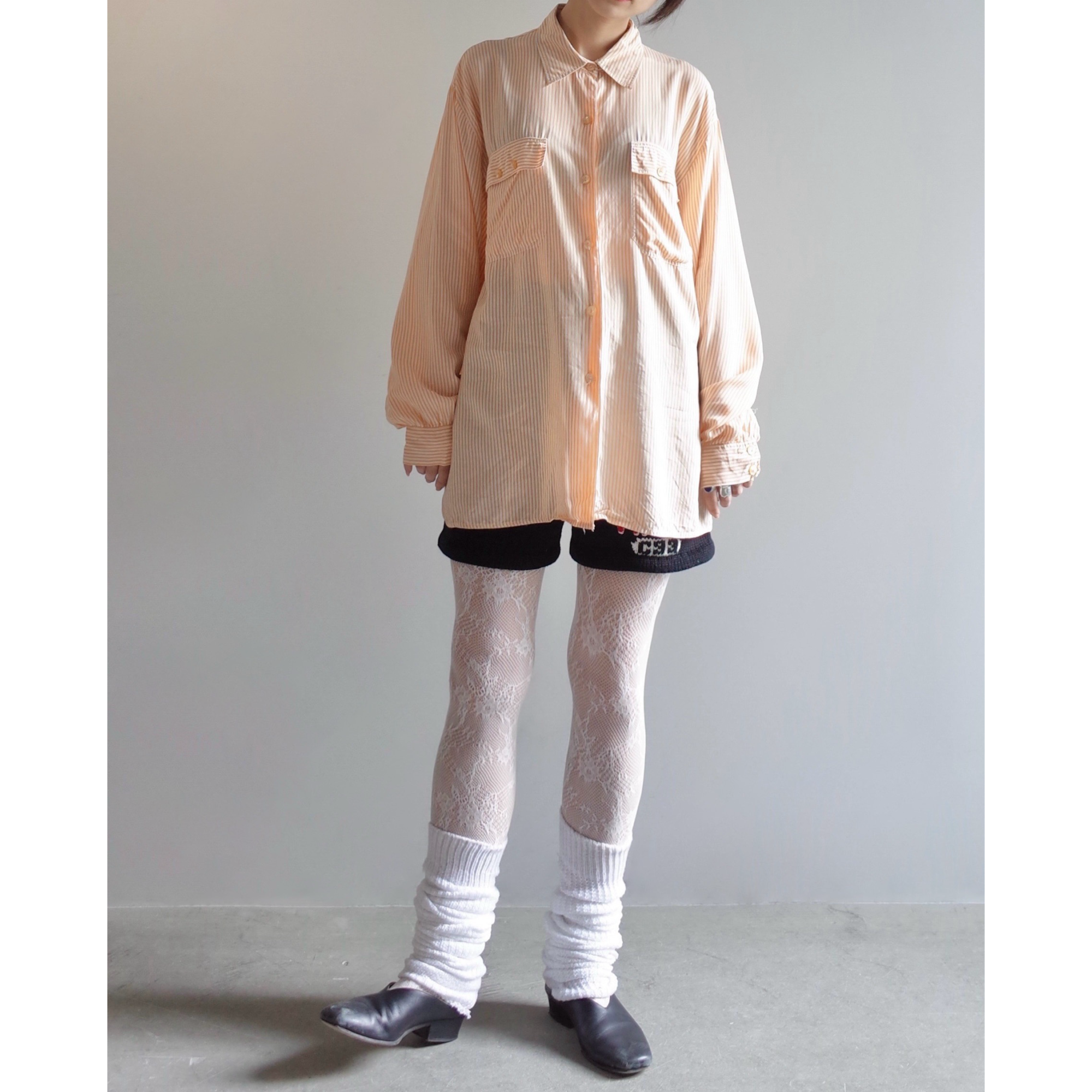 Used / OVERSIZED STRIPE SHIRT