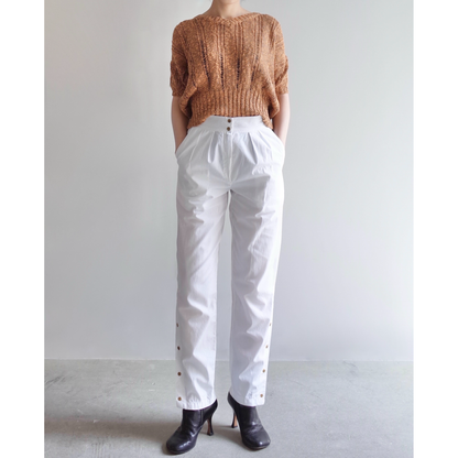 Used / SIDE SLIT TAPERED PANTS