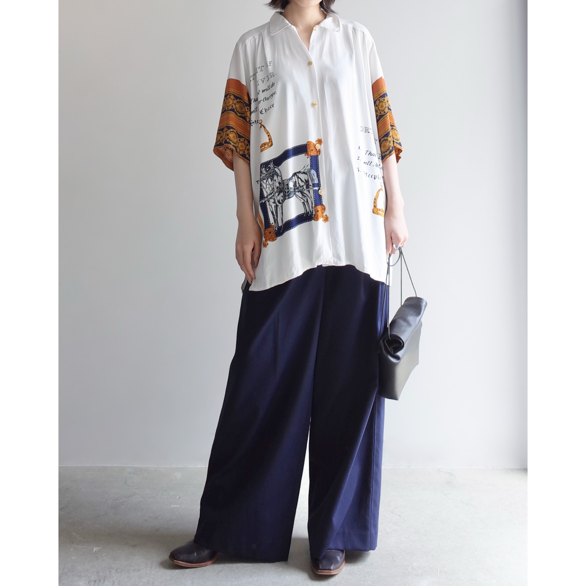 Used / PRINTED HALF SLEEVE SHIRT