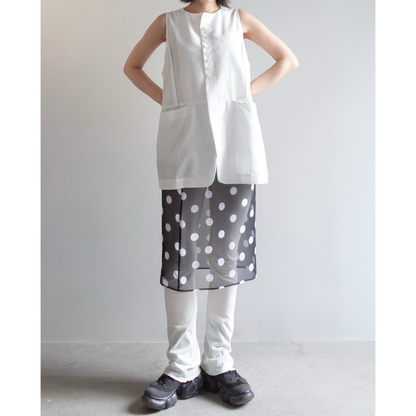DOT SHEER SKIRT