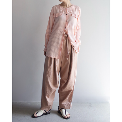 Used / NOCOLLAR STRIPE SHIRT