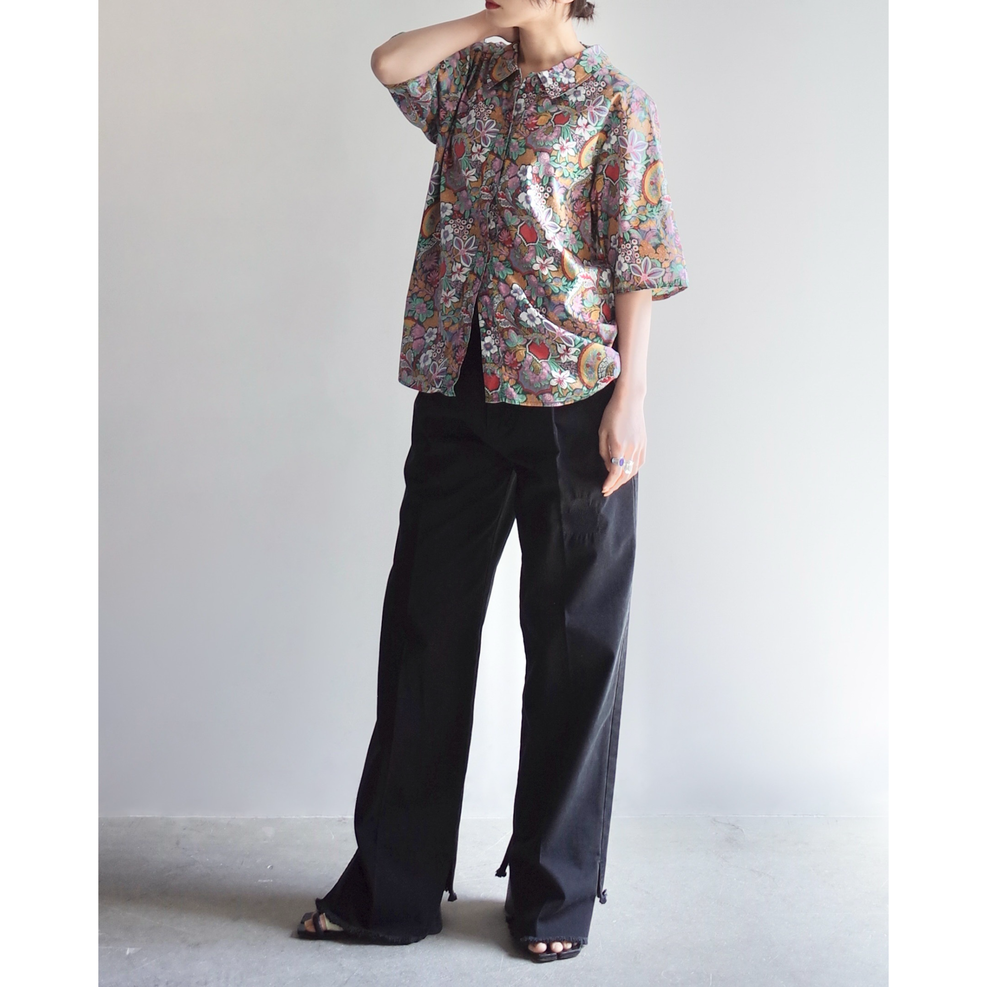 Used / HALF SLEEVE PAISLEY SHIRT