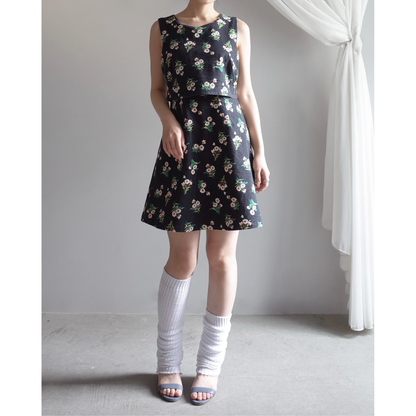 Used / LAYERED SLEEVELES ONEPIECE