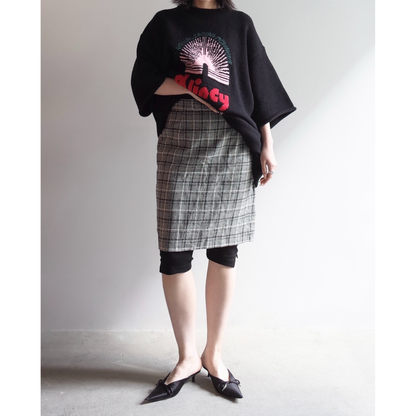 Used / CHECK SKIRT
