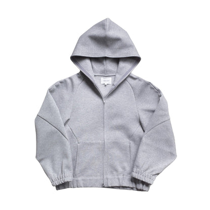 DOUBLE KNIT ZIP HOODIE