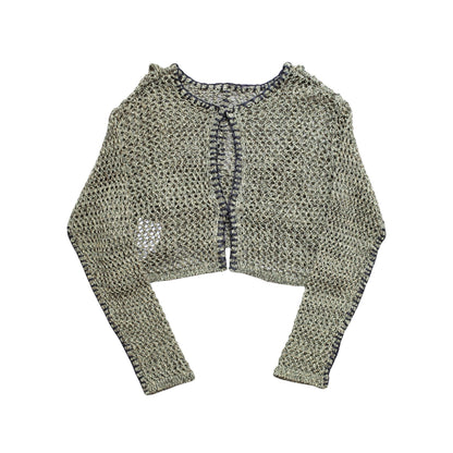 COIL YARN MIX CARDIGAN