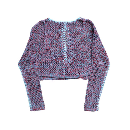 COIL YARN MIX CARDIGAN