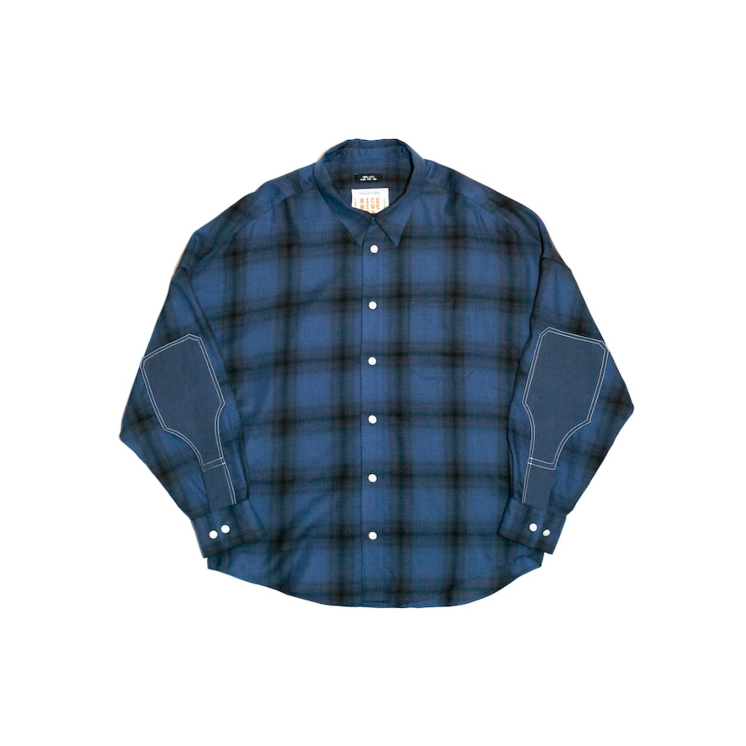 PLAID DOUBLE ELBOW SHIRT