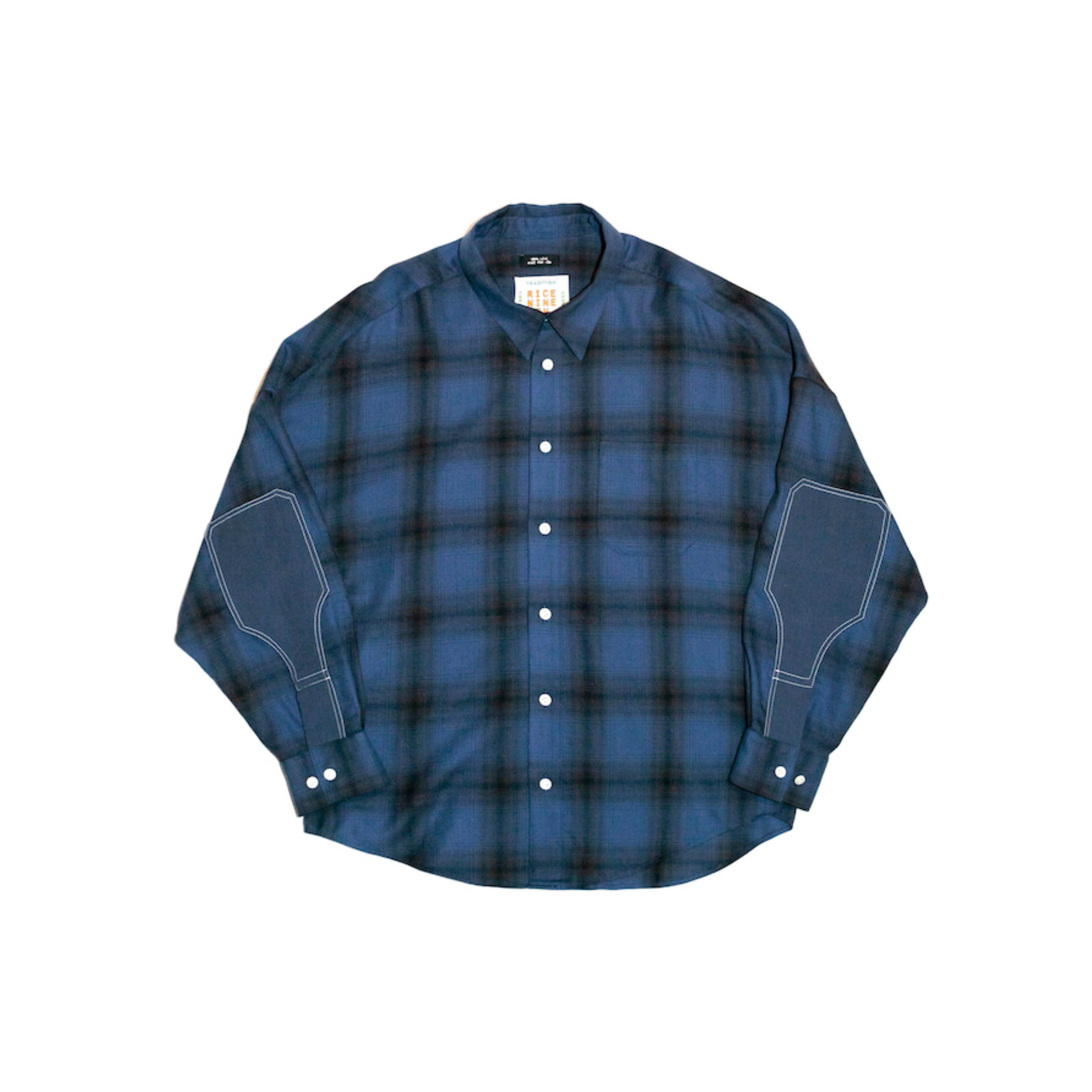 PLAID DOUBLE ELBOW SHIRT
