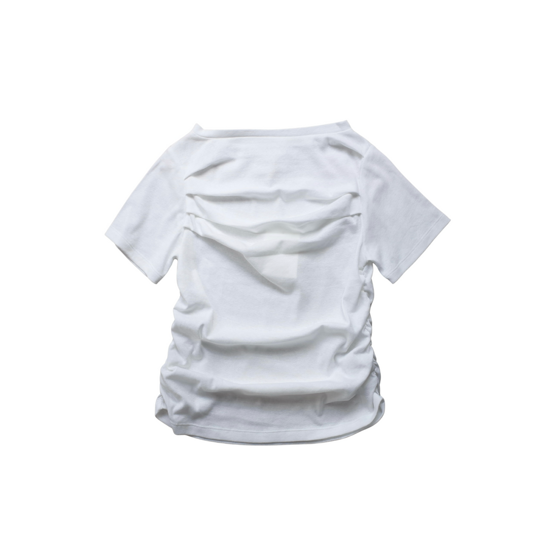 RIBED MINI DRAPE TEE