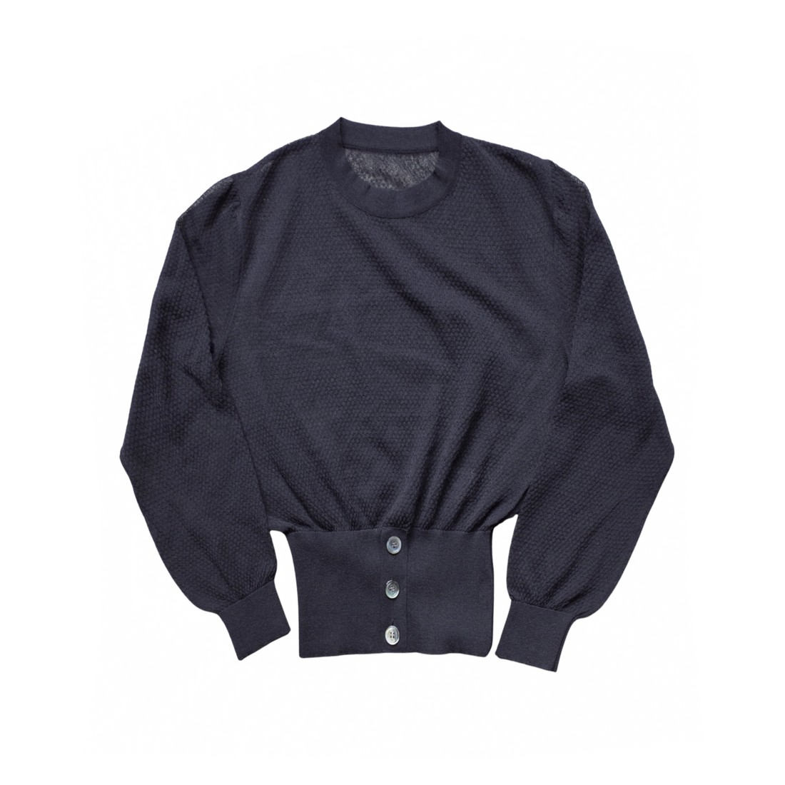 BUTTON KNIT PULLOVER